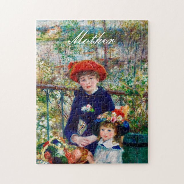 Renoir's Mutter-Kind-Puzzle Puzzle (Vertikal)