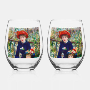 Renoirs Mutter und Kind     Weinglas Ohne Stiel
