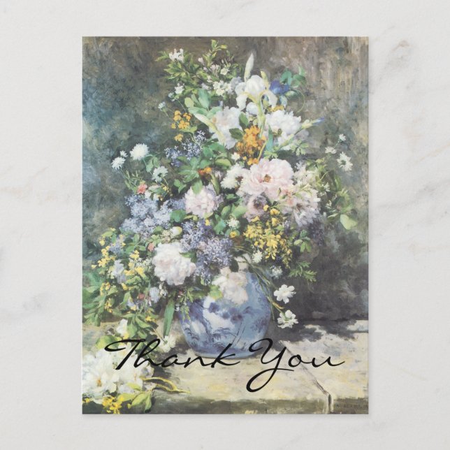 Renoir's Spring Bouquet Postkarte (Vorderseite)