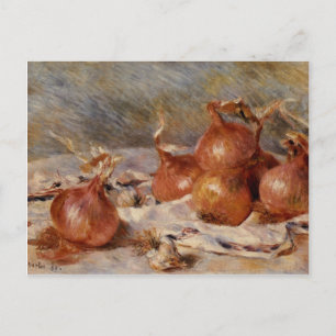 Renoirs Stillleben mit Zwiebeln (1881) Postkarte