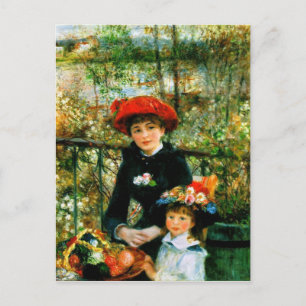 Renoir's "The Two Sisters, On the Terrace" Postkarte