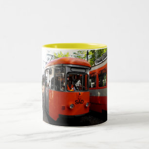 Renon Historische Eisenbahn Zweifarbige Tasse