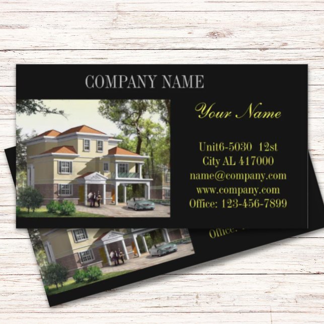 Renovierung der Zuhause zum Umbauen Visitenkarte (Renovation Construction Home Remodeling Realtor Business Card)