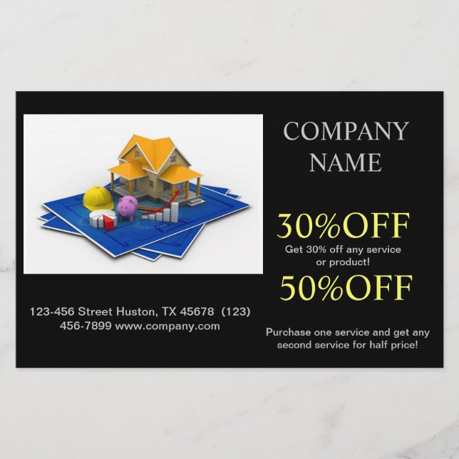 Renovierung der Zuhause zur Umrüstung des Auftragn Flyer (Vorne)