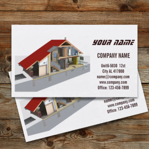 Renovierung Handyman Bauarchitekt Visitenkarte