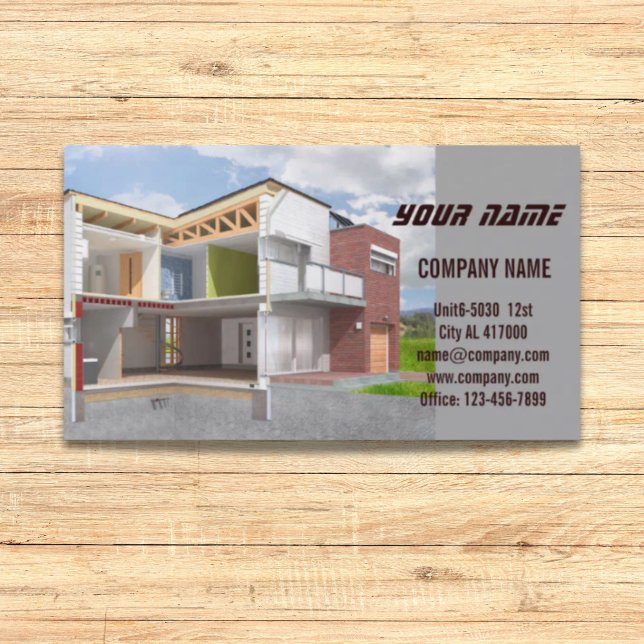 Renovierung Handyman Bauarchitekt Visitenkarte (Renovation Handyman Construction architect Business Card)