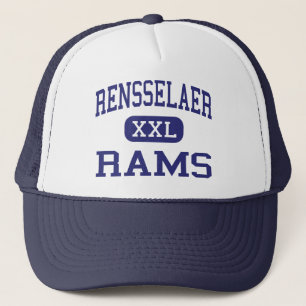 Rensselaer - RAMs - Mitte - Rensselaer New York Truckerkappe