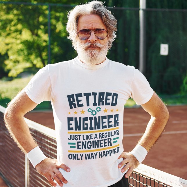 Rent Engineering Rentirement Happier T-Shirt (Von Creator hochgeladen)