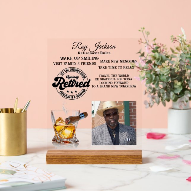 Rente Acrylschild (Hochzeit)