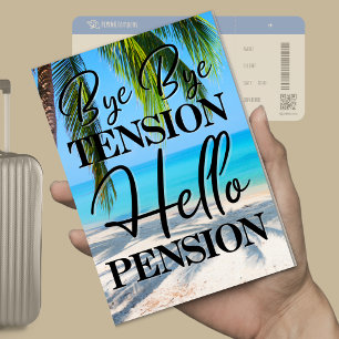 Rente Beach Scene Bye Bye by Tension Party Einladung