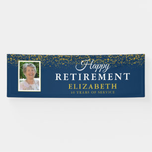 Rente Celebration Party Gold Glitzer Foto Banner