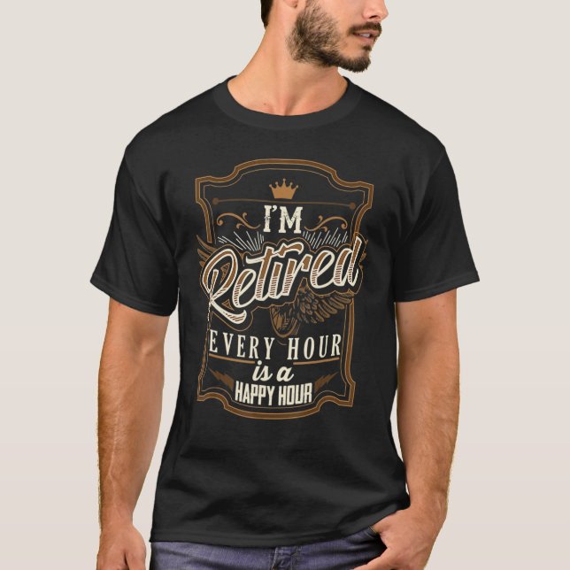 Rente für Männer Ich bin müde T-Shirt (Vorderseite)