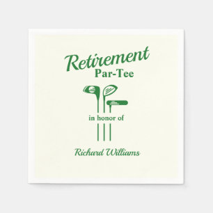 Rente Golf Clubs Themenpar T-Shirt Serviette