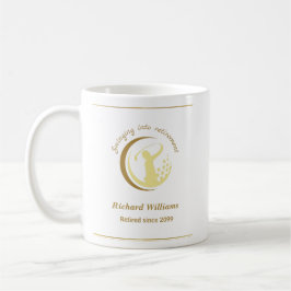 Rente Golf Party Classic Green Golden Player Kaffeetasse