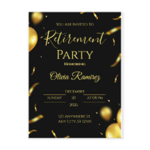 Rente in Schwarz und Gold