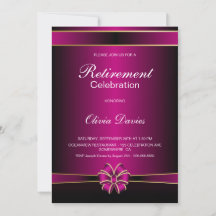 Rente in Schwarz und Rosa