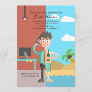 Rente jetzt Party Einladung