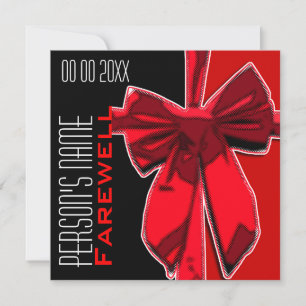 Rente Party Abschied von Abschied CUSTOMIZE Einladung