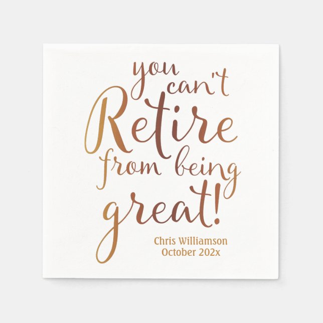 Rente Party Rereifen Great Serviette (Vorderseite)