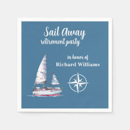Rente Party Sail Away Nautic Theme Serviette