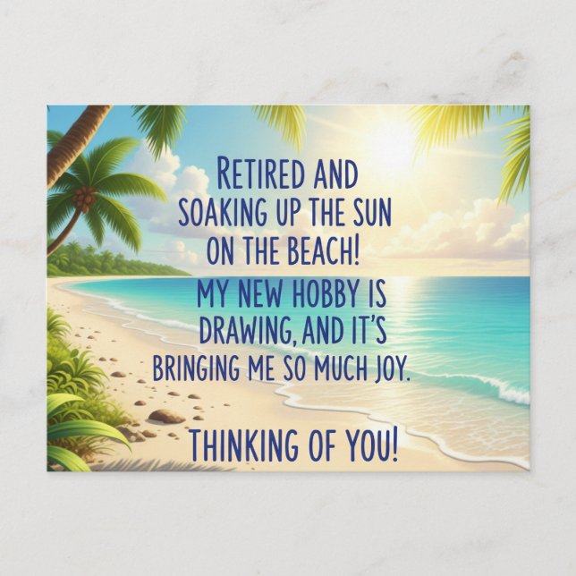 Rente Postkarte (Vorderseite)