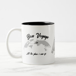 Rente Travel Themed Party Weltkarte Vintag Zweifarbige Tasse