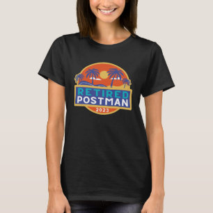 Rentenalter für Postman Men Postal Worker Remüde T-Shirt