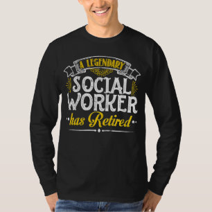 Rentenalter für Sozialarbeiter T-Shirt