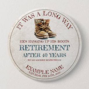 Rentenankündigung mit alten Spulen Button