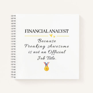 Renteneintritt eines Finanzanalysten Notizbuch