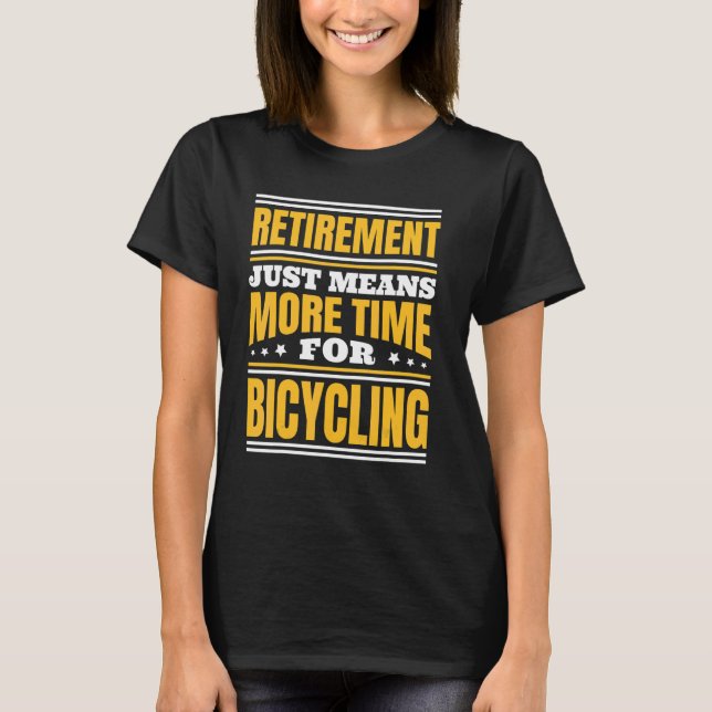 Rentenermäßigung für Fahrradfahren T-Shirt (Vorderseite)