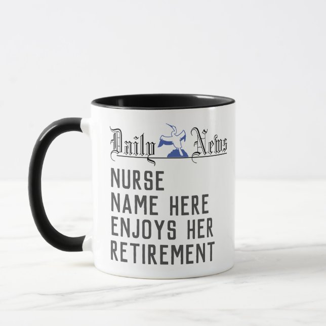 Rentengeschenk für eine Krankenschwester Tasse (Links)