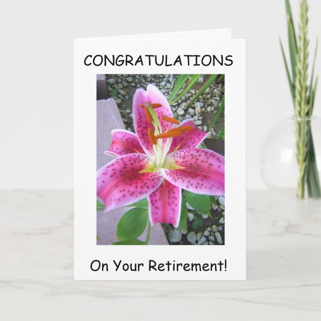 Rentengrußkarte Karte (Vorderseite)