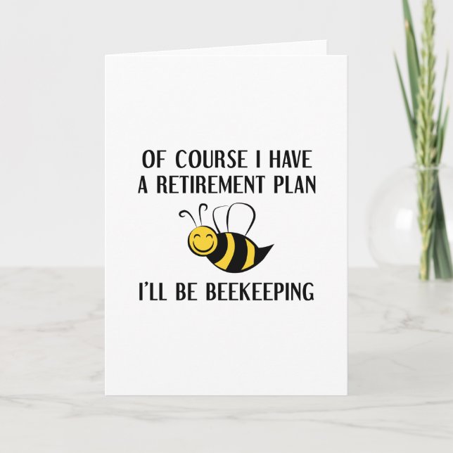 Rentenplan - Bienenzucht Karte (Vorderseite)