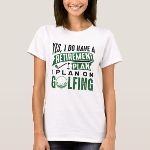 Rentenplan Golfing T-Shirt