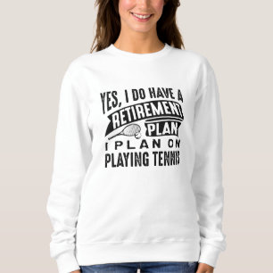 Rentenplan Tennis Sweatshirt