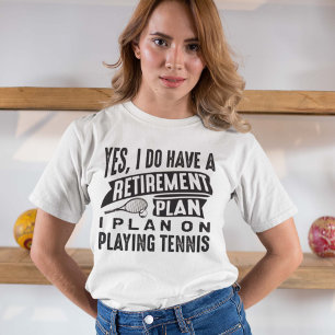 Rentenplan Tennis T-Shirt