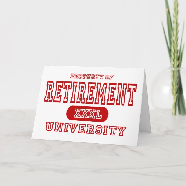 Rentenuniversität Karte (Vorderseite)