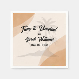 Rentenunternehmen Farewell Party Serviette