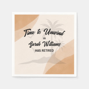 Rentenunternehmen Farewell Party Serviette