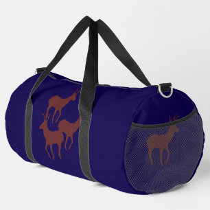 Rentier 3 Athletic Gym Carry auf dk Blue Duffle Bag