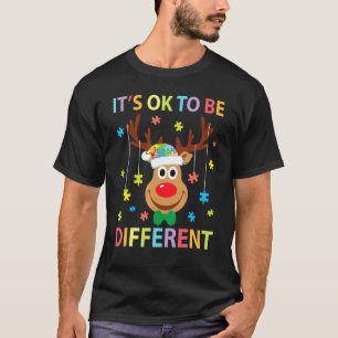 Rentier-Autismus-Weihnachtskostüm Es ist okay, D z T-Shirt