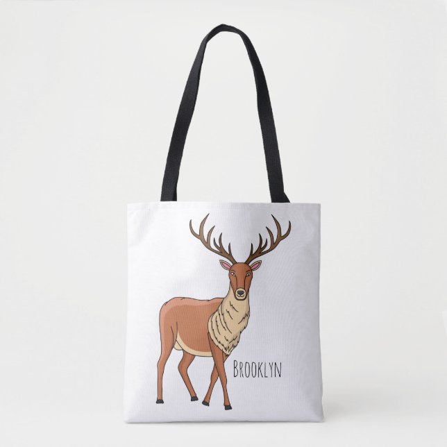 Rentier-Cartoon-Abbildung (Vorderseite)