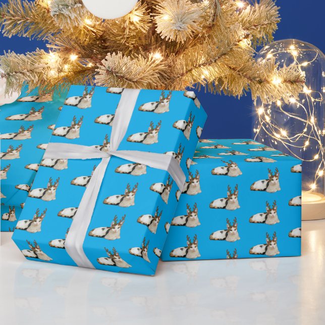 Rentier Cleopatra Geschenkpapier (Feiertage)