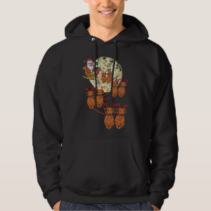 Rentier Dackel Weihnachtsmann Haustier Weiner Hund Hoodie