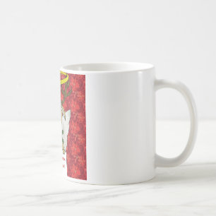 Rentier Dies ist die Jahreszeit, um Vegan Geschenk Tasse
