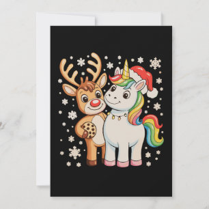 Rentier Einhorn Weihnachten Xmas Feiertage