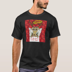 Rentier Engel Die Zeit ist vegan zu sein T-Shirt