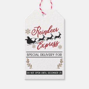 Rentier Express Mail Lieferung Weihnachten Geschenkanhänger