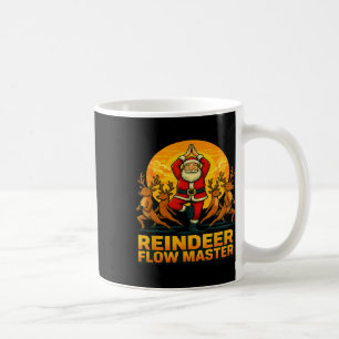 Rentier Flow Master Yoga Weihnachtsmann Weihnachte Kaffeetasse